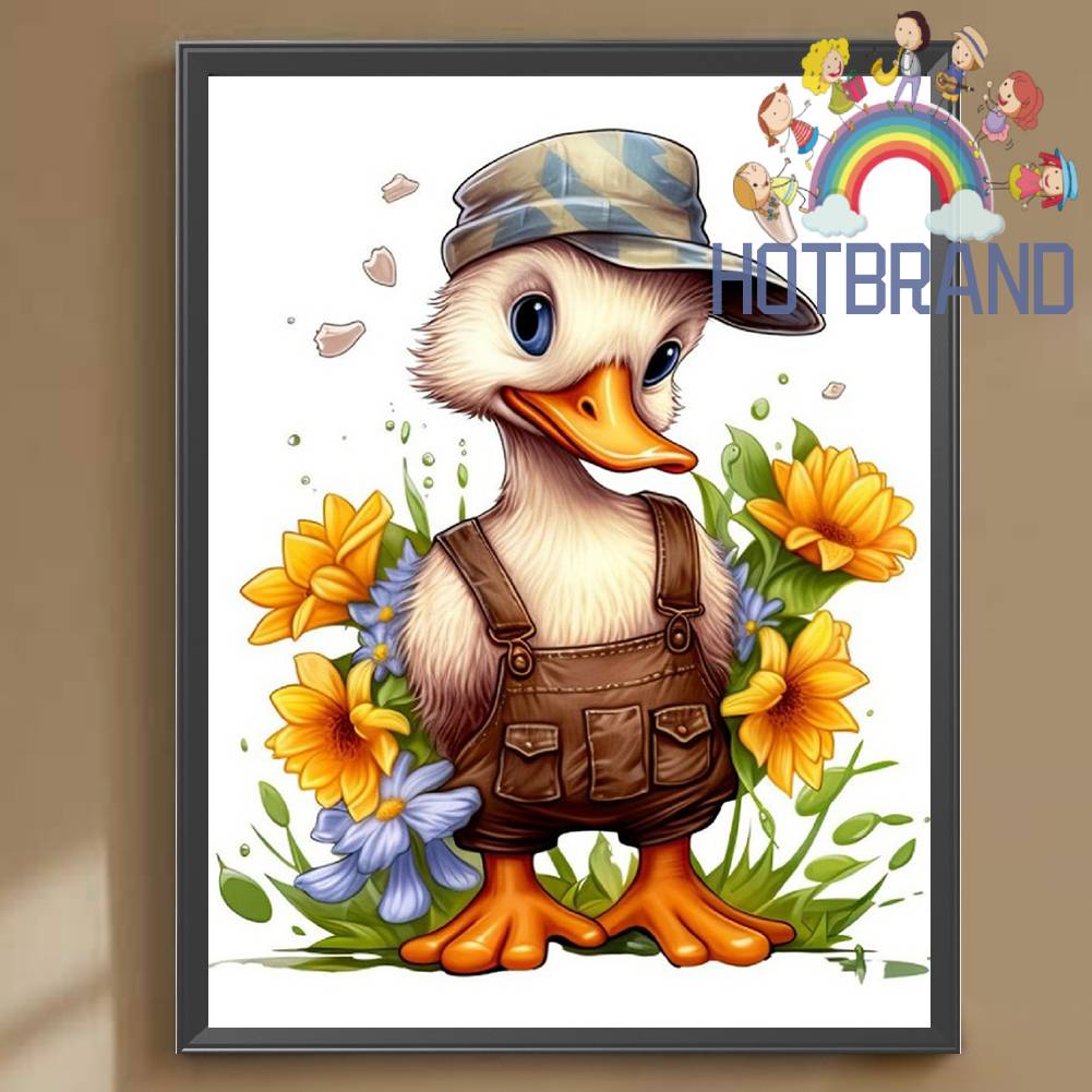 Tranh Đính Đá Kim Cương Toàn Bộ 5D DIY Hình Vẽ Vịt