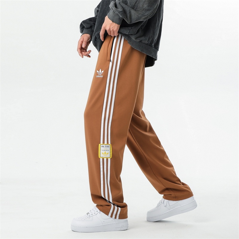 Quần Adidas 100% Chính Hãng Dáng Rộng Phối Sọc Thời Trang Dành Cho Nam