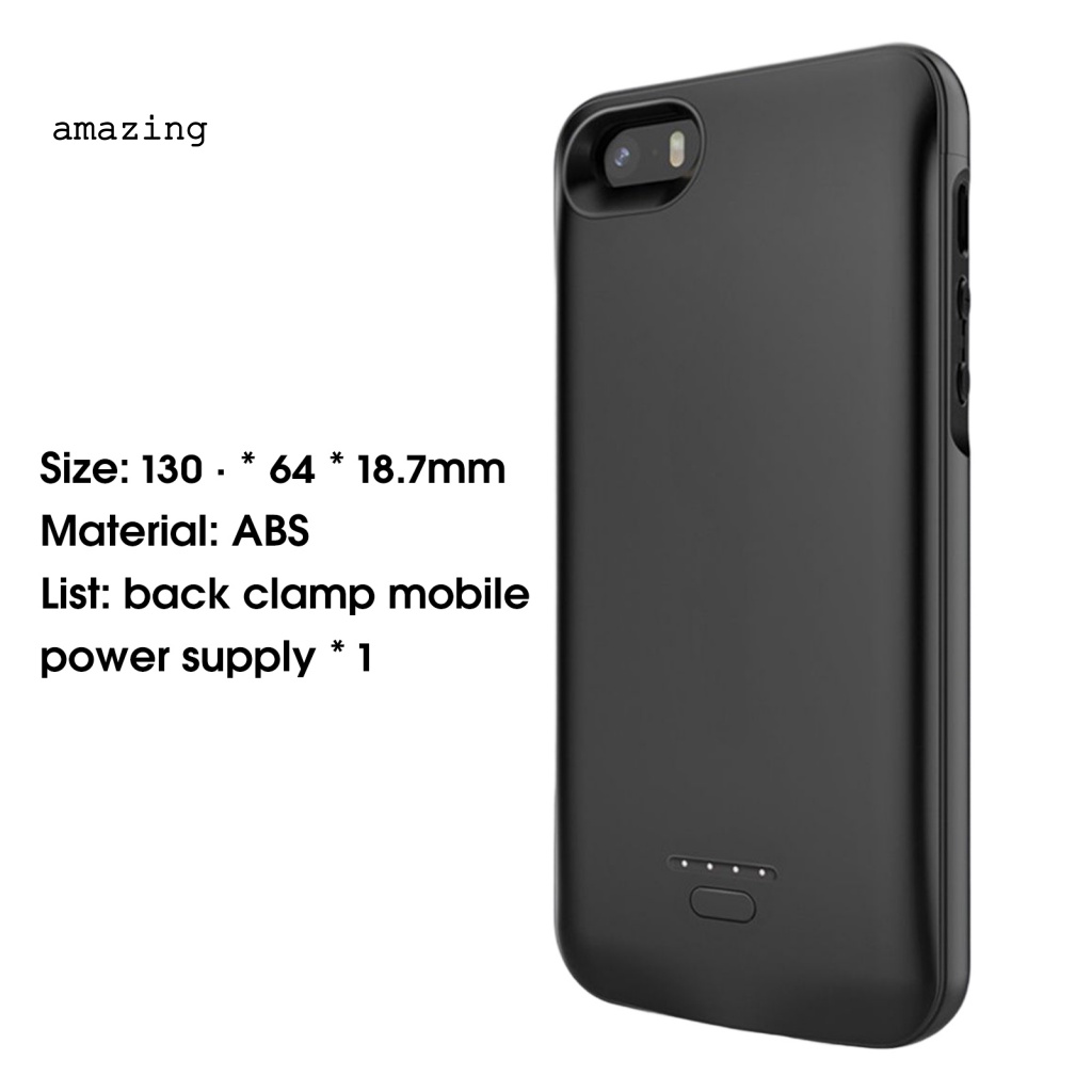 Sạc Dự Phòng 4000mAh Không Dây Siêu Mỏng Dung Lượng Lớn Có Nam Châm Cho iPhone5 / 5s / 5se