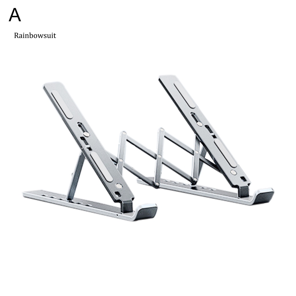 Giá Đỡ Laptop Di Động Bằng Hợp Kim Nhôm Ổn Định Chống Trượt Có Thể Điều Chỉnh