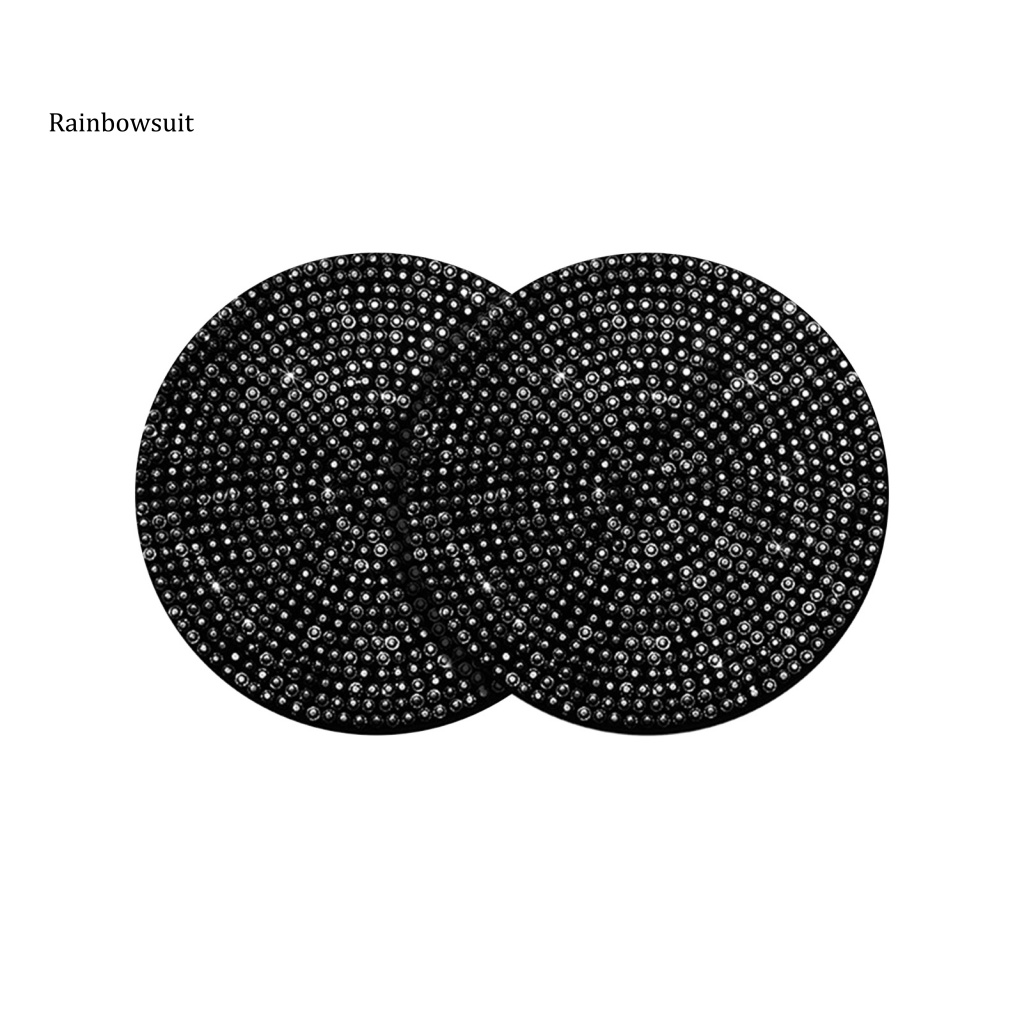 Đế Lót Ly Hình Tròn Đính Đá Chống Trầy Chịu Nhiệt Dùng Hàng Ngày