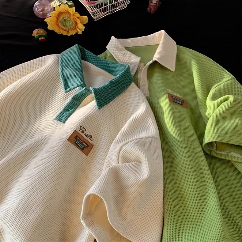 Áo Thun Ngắn Tay Dáng Rộng Phong Cách Phương Tây Thời Trang Mùa Hè