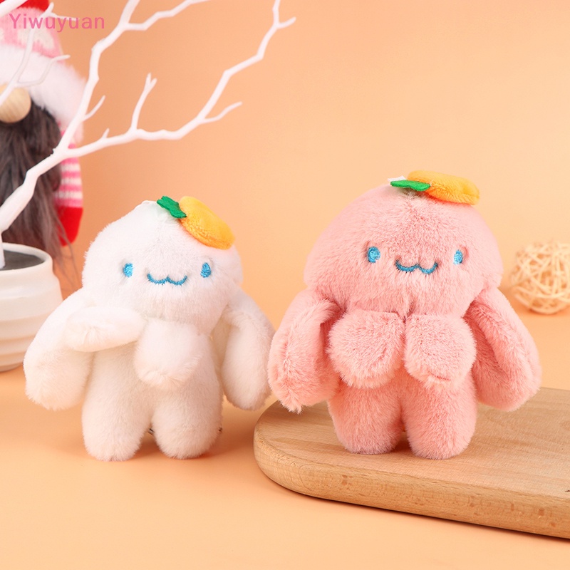 Búp Bê Nhồi Bông Hình Thỏ Và Cà Rốt Dễ Thương Trang Trí Ba Lô / Móc Khóa Mới