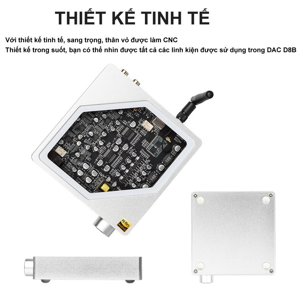 Giải mã DAC Crown D8B | Công nghệ LDAC | 2Chip PCM 1794