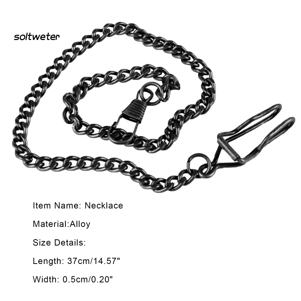 Vòng cổ Hình Đồng Hồ Bỏ Túi Chất Liệu Hợp Kim Unisex