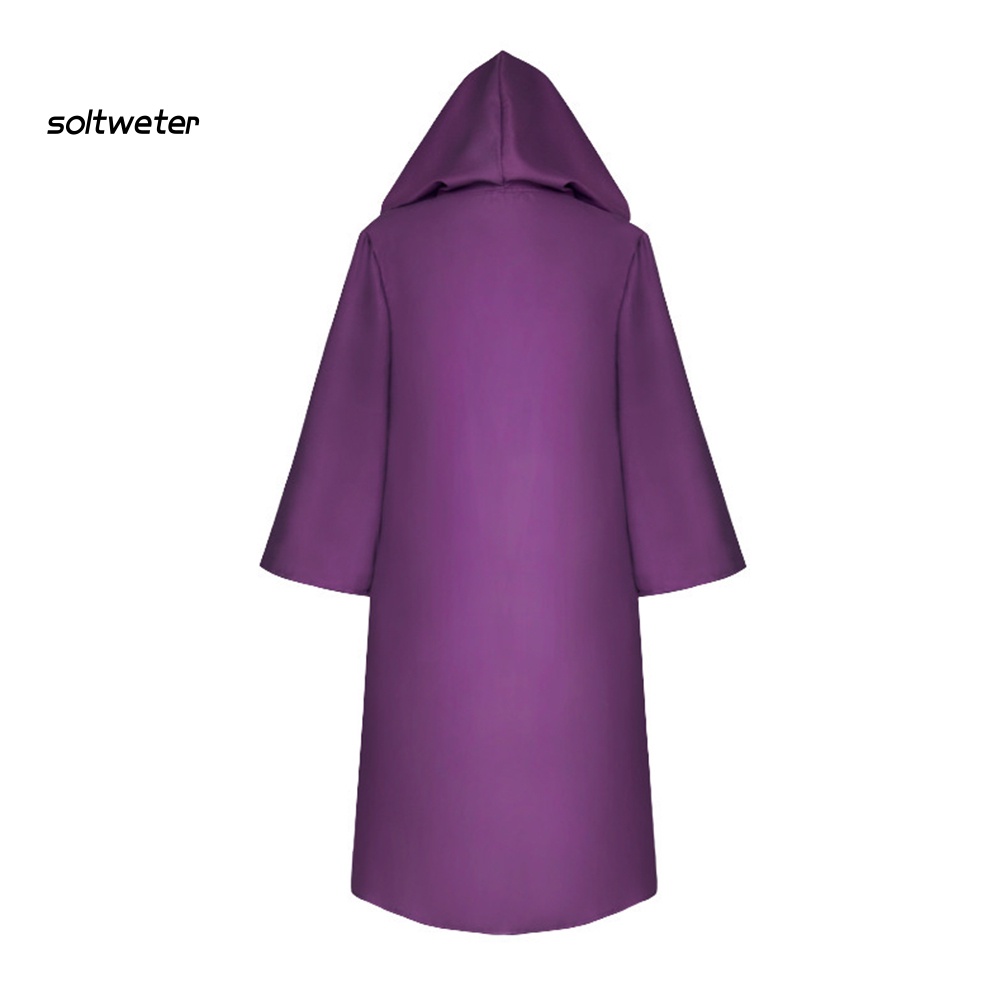 Áo Choàng Hóa Trang Phù Thủy Ma Cà Rồng Màu Sắc Đơn Giản Cho Người Lớn Và Trẻ Em