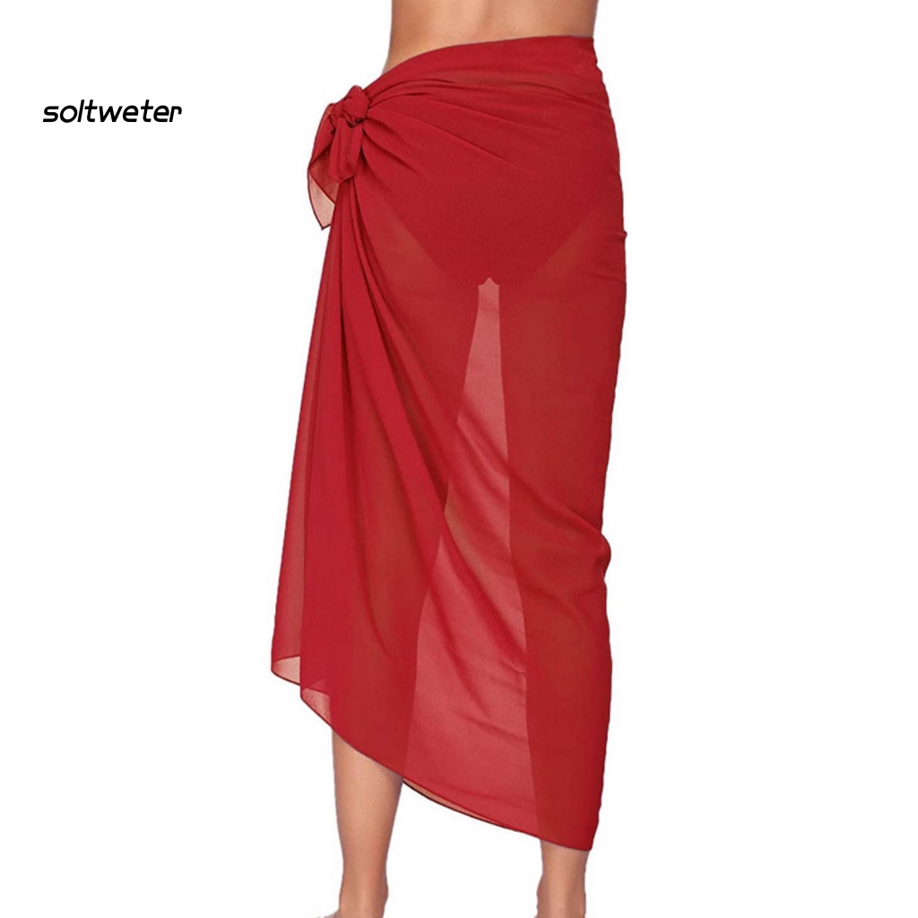 Váy Bơi Lưới Siêu Mỏng Màu Sắc Ngọt Ngào Dễ Phối Đồ Cho Nữ