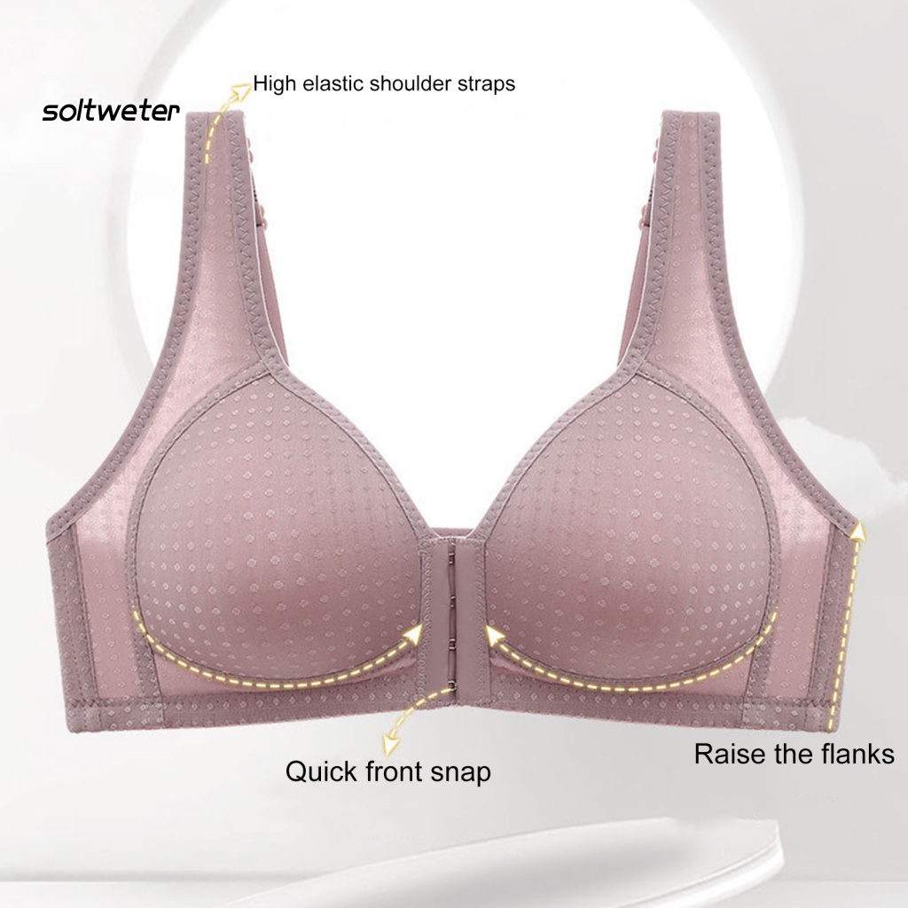 Áo Ngực 3 / 4 Có Mút Nâng Ngực Cài Khóa Trước Chống Chảy Xệ Dễ Điều Chỉnh Thời Trang Cho Nữ