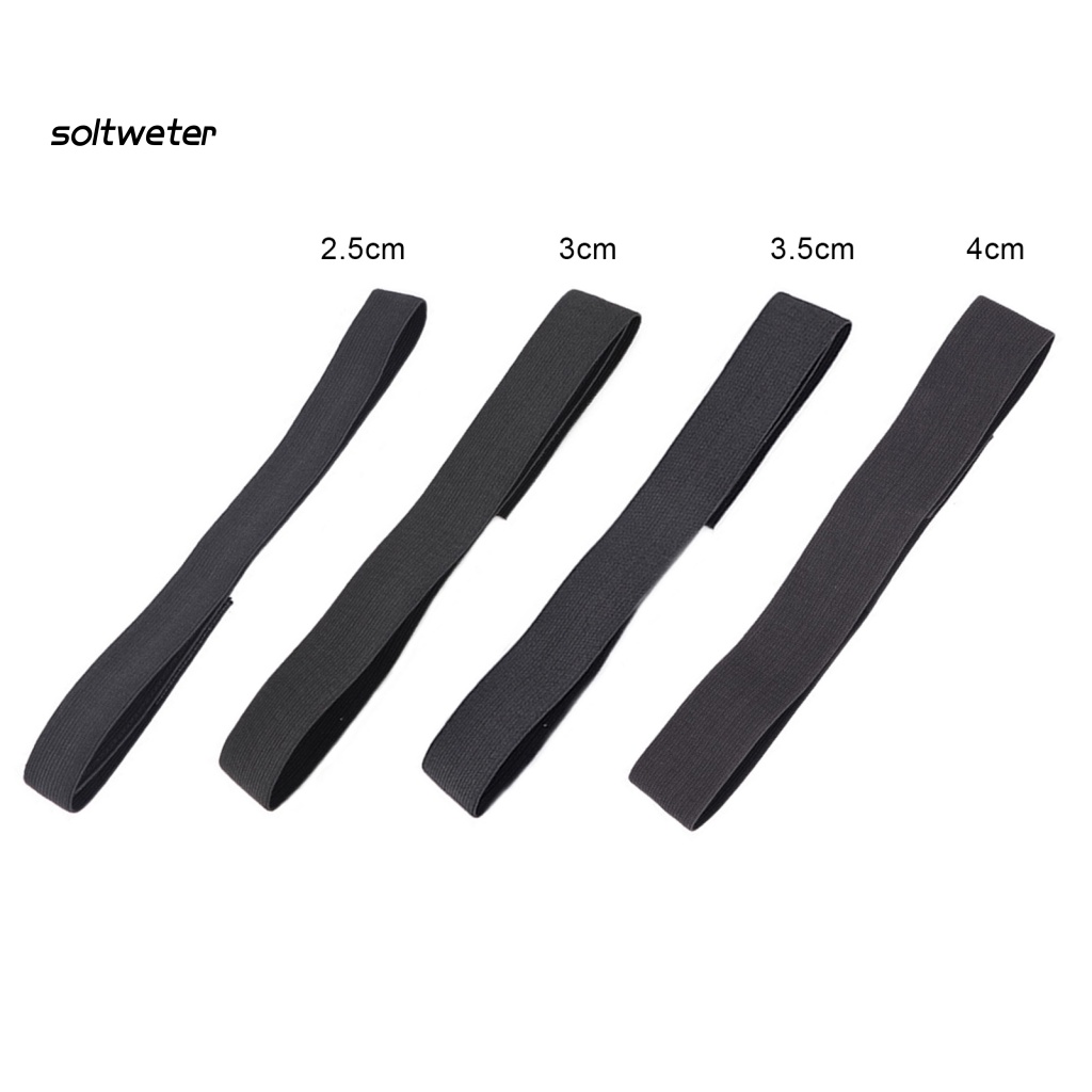 Băng Quấn Tóc Giả 25 / 3 / 35 / 4cm Co Giãn Màu Đen Có Thể Điều Chỉnh Cho Nữ