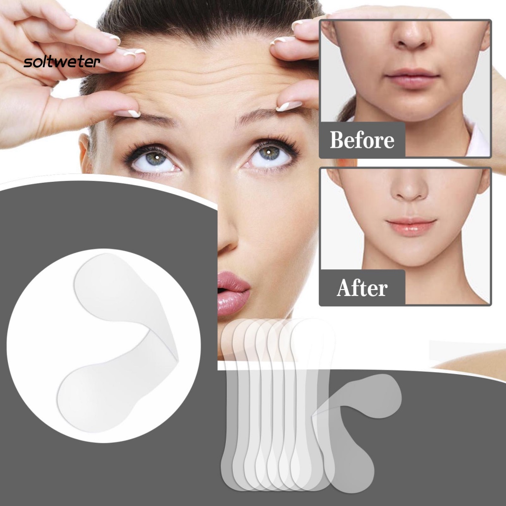 Bộ 100 Miếng Dán Nâng Cơ Mặt Chống Nếp Nhăn Độ Đàn Hồi Cao Dành Cho Bạn Nữ