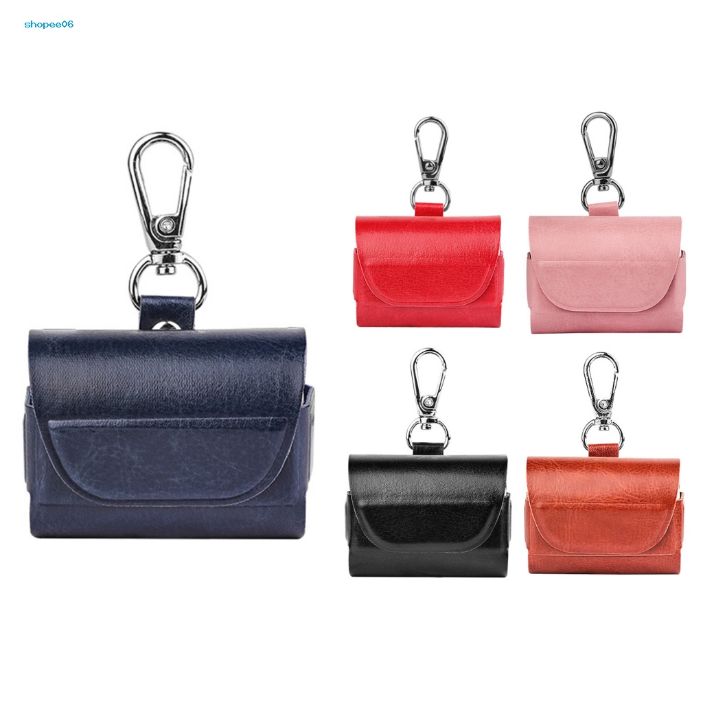 Vỏ Bảo Vệ Hộp Sạc Tai Nghe Bluetooth AirPods 3 / Pro Bằng Da Giả Màu Trơn Chống Sốc / Thấm Nước / Trầy Xước PEMG