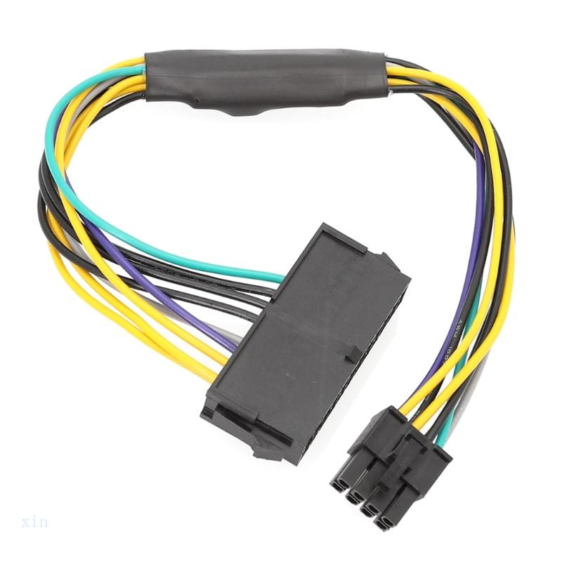 Dây Cáp Nguồn Bo Mạch Chủ Chuyển Đổi 24 pin Sang 8pin Cho Optiplex 3020 7020 9020