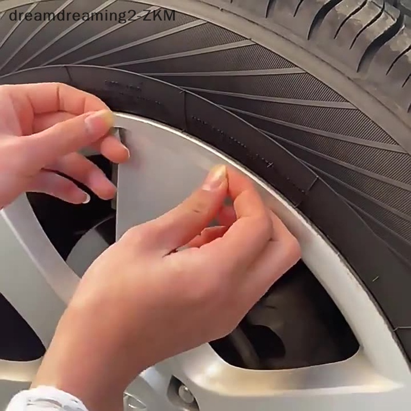 [Dreaming] Bộ 20 Miếng Dán Phản Quang Trang Trí Trục Bánh Xe Hơi / Xe Máy [zkm]