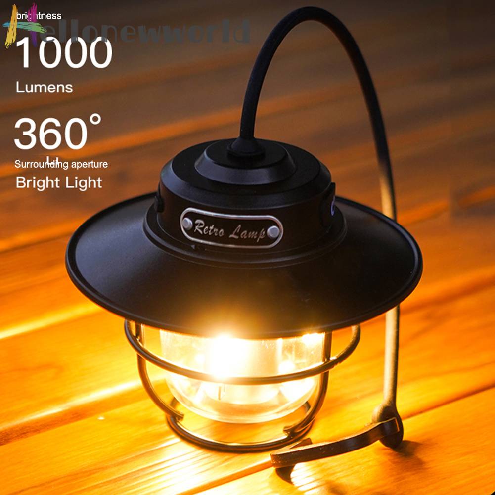 Đèn Cắm Trại Chống Thấm Nước IPX4 1200mAh 200LM