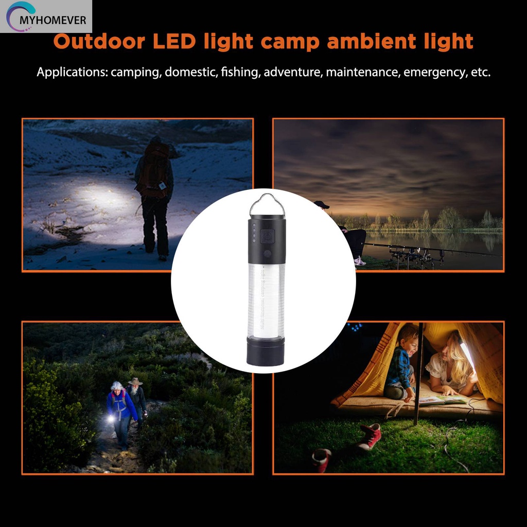 Đèn Cắm Trại Mini Sạc USB Loại C 2600mAh