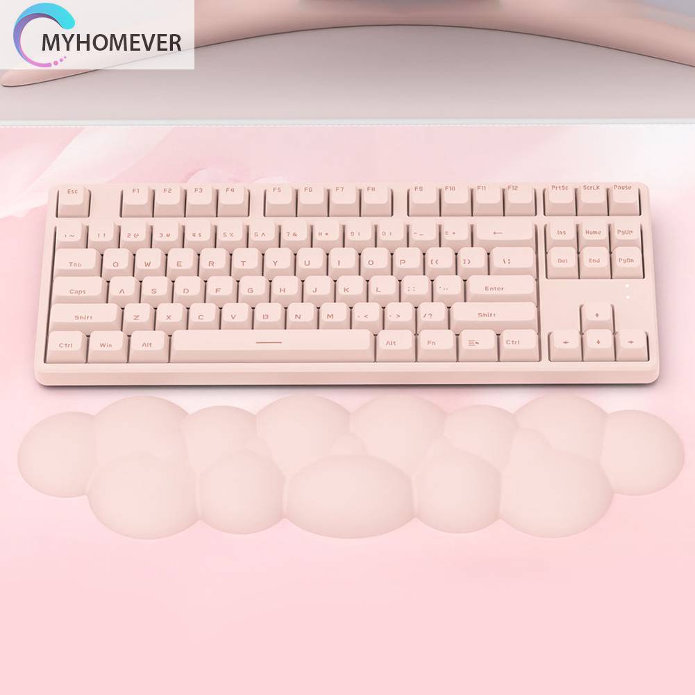 Miếng Đệm Cổ Tay Bấm Bàn Phím Chơi Game Bằng Cotton Chống Trượt Hình Đám Mây Cho