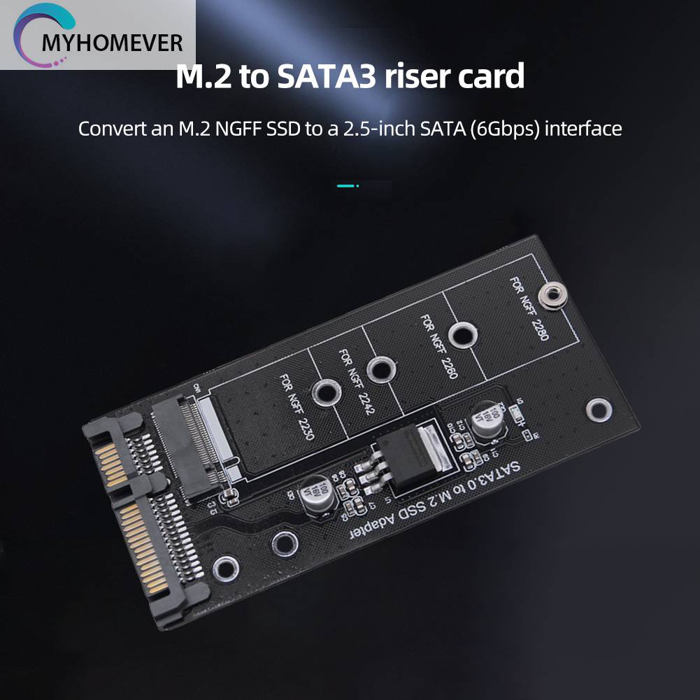 Bảng Mạch Chuyển Đổi M2 Sang SATA3.0 6Gbps Hỗ Trợ NGFF 2230 2242 M2 SSD