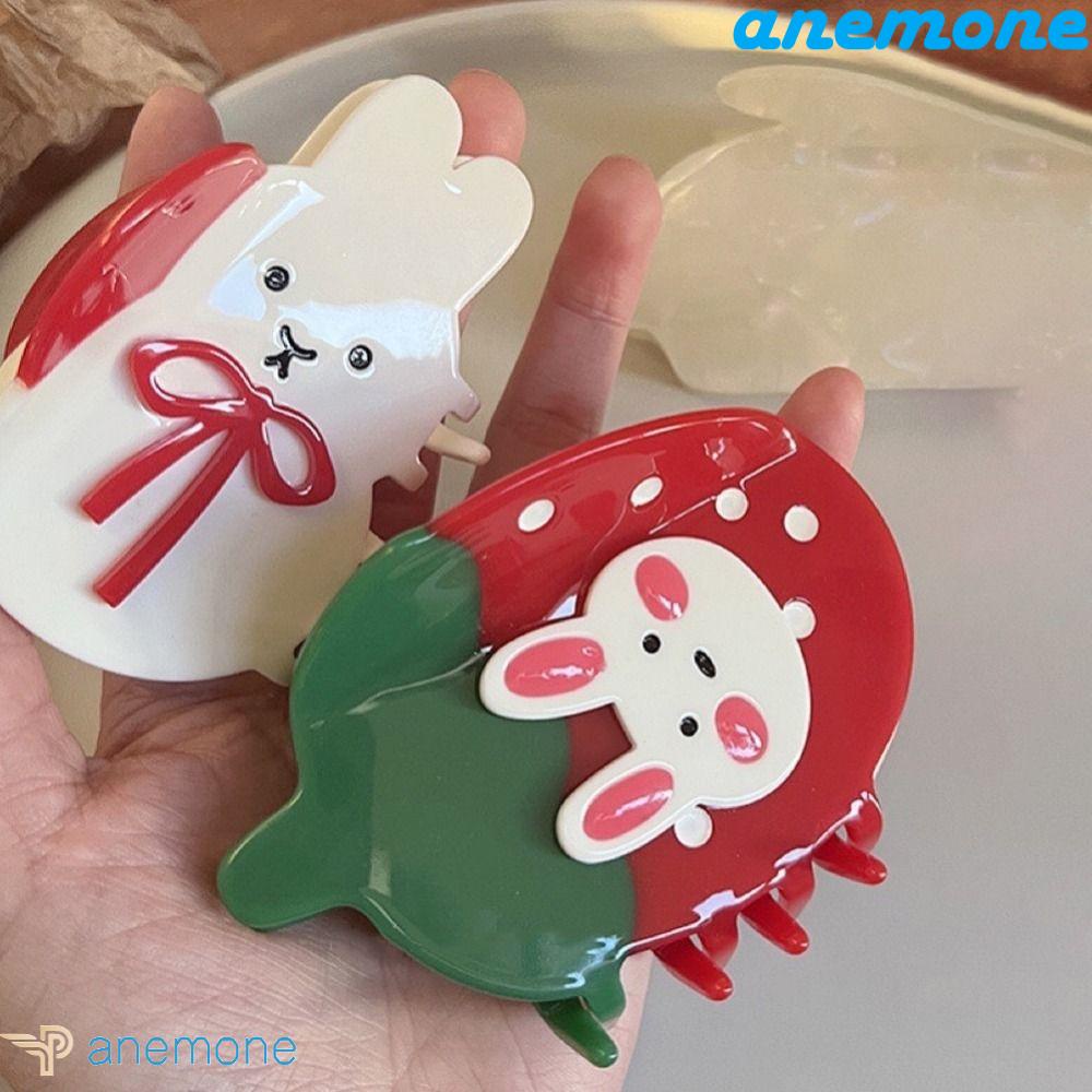 ANEMONE Kẹp Tóc Hình Thỏ Hoạt Hình Dễ Thương Cho Nữ