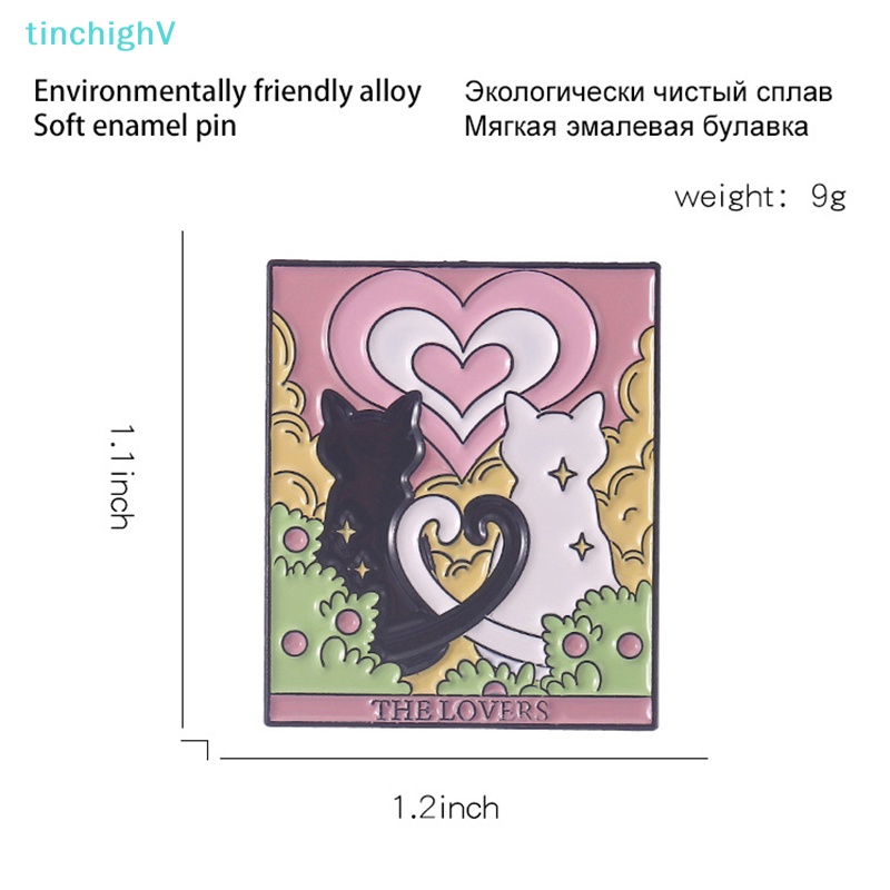 [TinchighV] Ghim Cài Áo Ba Lô Hình Mèo Đen Tráng Men Thời Trang Sáng Tạo Phù Hợp Làm Quà Cho Nam Và Nữ [Mới]