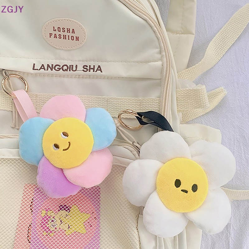 Thú Nhồi Bông Hình Hoa Hướng Dương Mặt Cười 12CM Nhiều Màu Sắc Trang Trí Túi Xách / Móc Khóa Mới