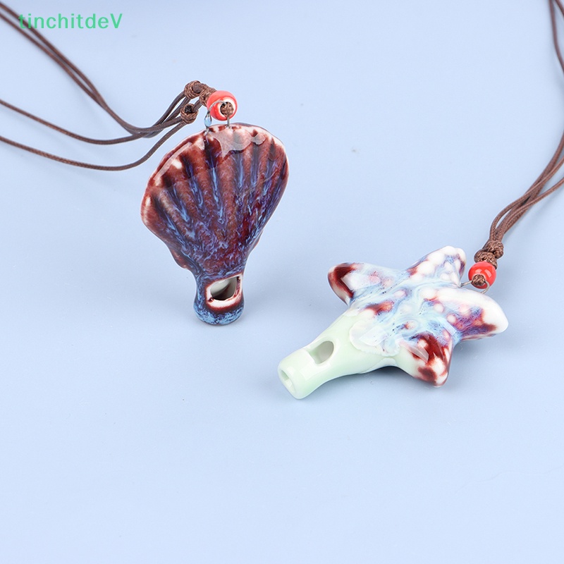 [TinchitdeV] Vòng cổ Mặt Hình Vỏ Sò Bằng Gốm Nhiều Màu Cho Nữ [Mới]