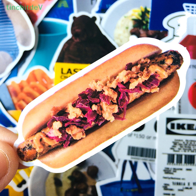 [TinchitdeV] Set 40 Miếng Dán Trang Trí Laptop Hành Lý Xe Hơi Vui Nhộn