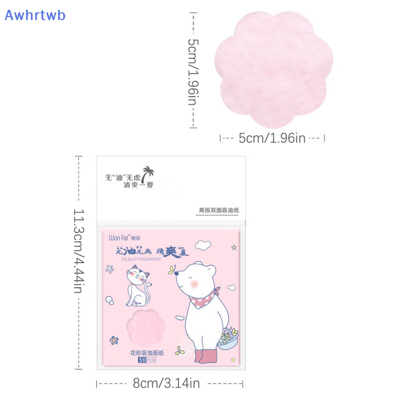 Set 50 Giấy Thấm Dầu Chống Nhờn Làm Sạch Da Mặt Tiện Dụng Mới