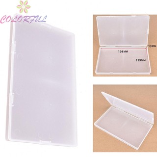 【COLORFUL】Plastic Storage Box Storage Box Transparent Container Organizer Jewelry