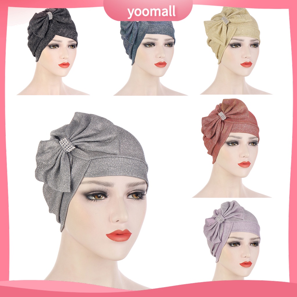 Mũ Turban Thắt Nơ Nhiều Màu Sắc Thời Trang Đi Biển Cho Nữ