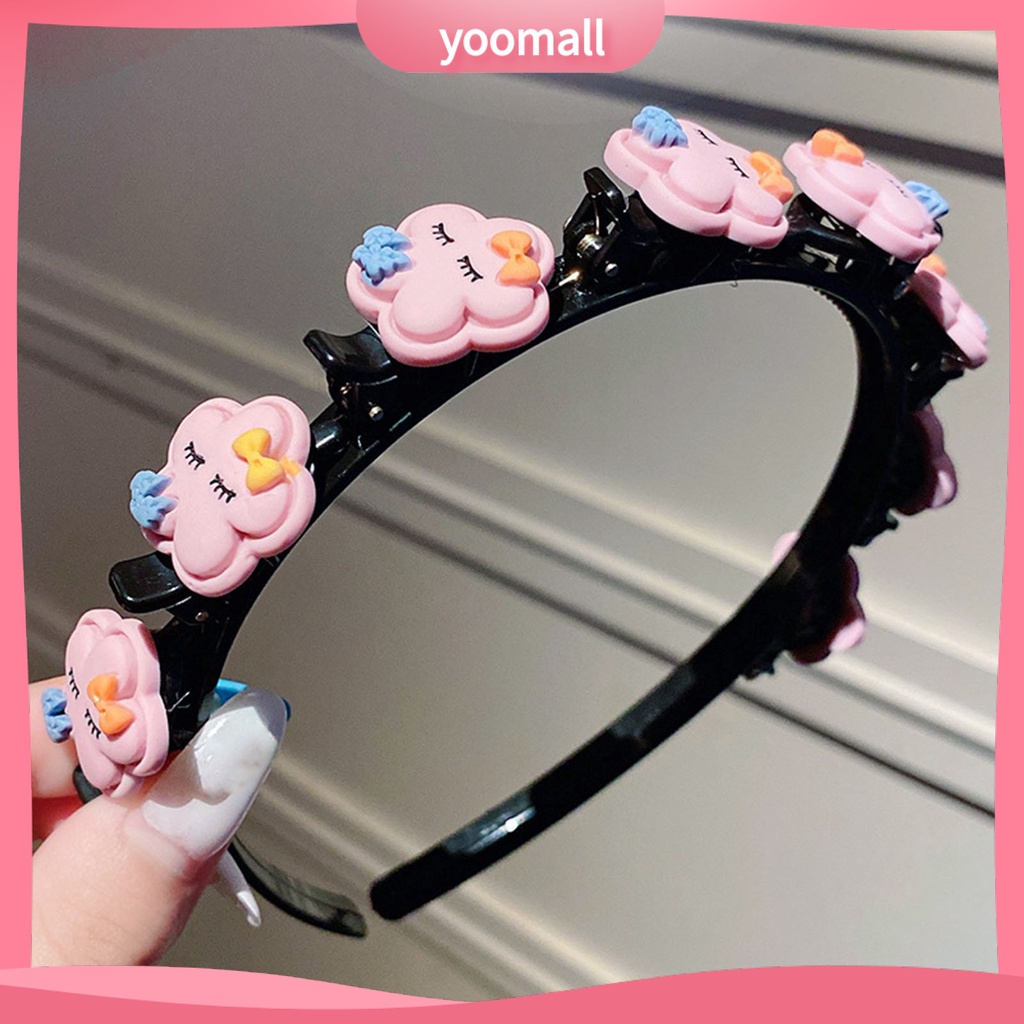 Băng Đô Cài Tóc Đính Hoa Phong Cách Hàn Quốc Xinh Xắn Cho Bé Gái