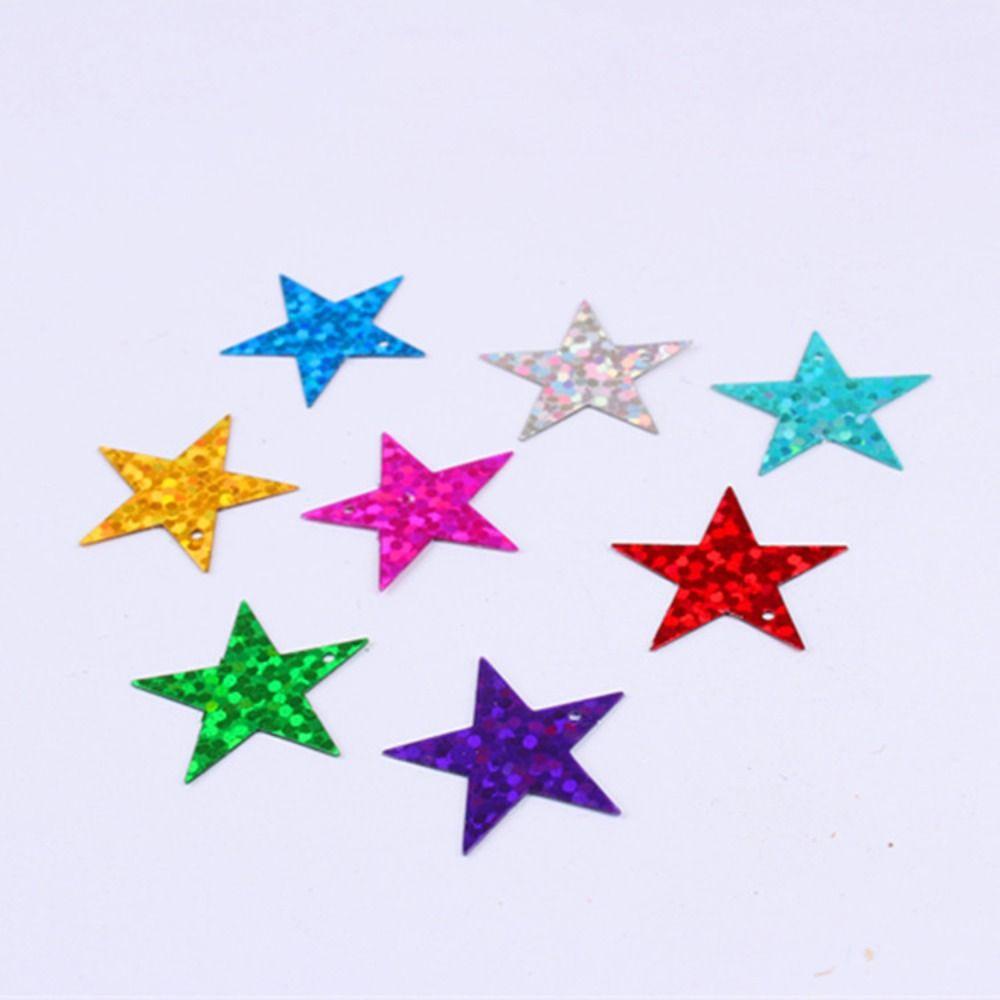 ANEMONE Bộ 30 Hạt Ngôi Sao Bện Tóc Bằng Nhựa Lấp Lánh Phong Cách Hip hop Cho Nữ / Bé Gái / Trẻ Em