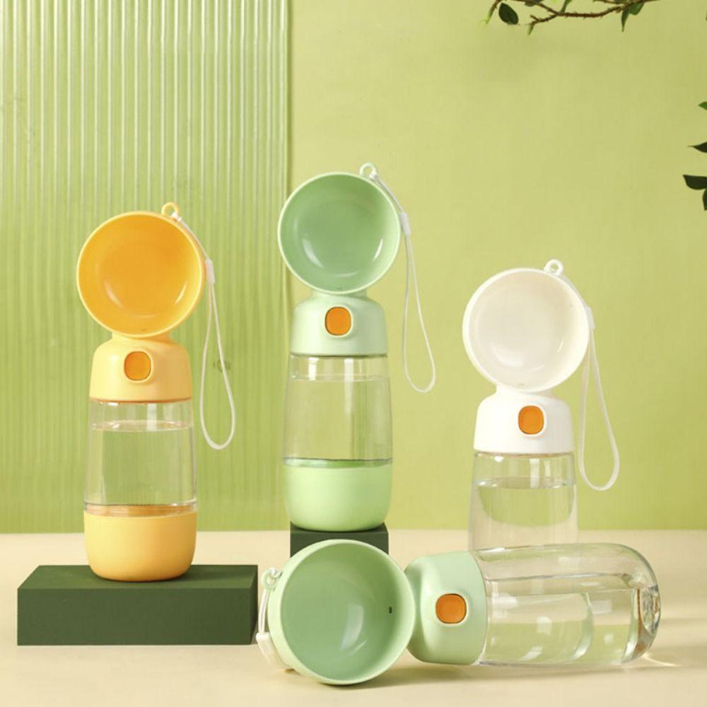 GIOVANNI Bình Đựng Nước Cho Chó Bằng Nhựa Màu Trắng / Cam / Xanh Lá Nhỏ Gọn Có Thể Tháo Rời