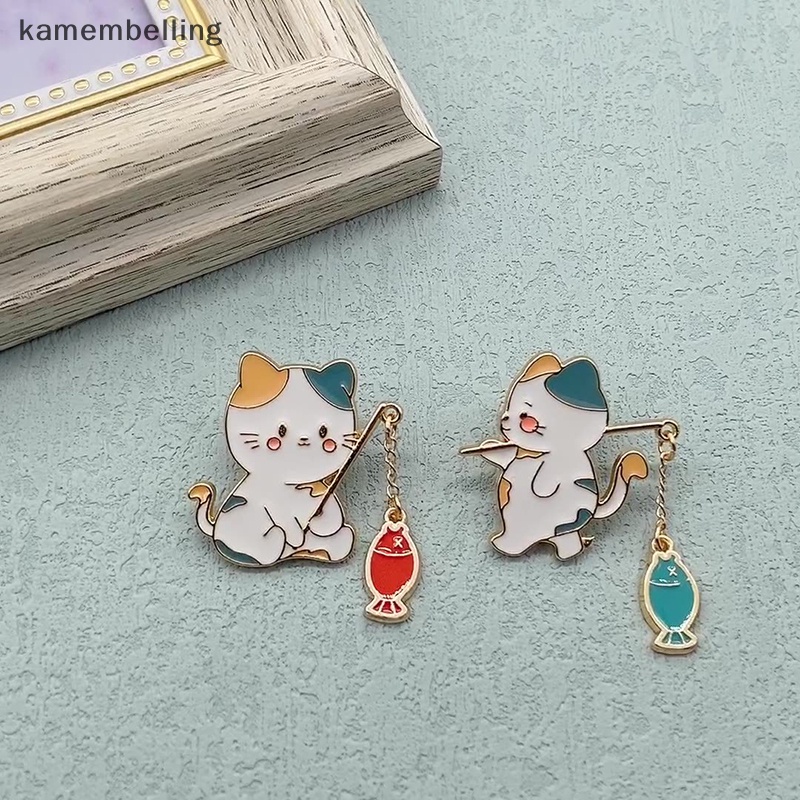 Trâm Cài Áo Hình Mèo Dễ Thương Sáng Tạo