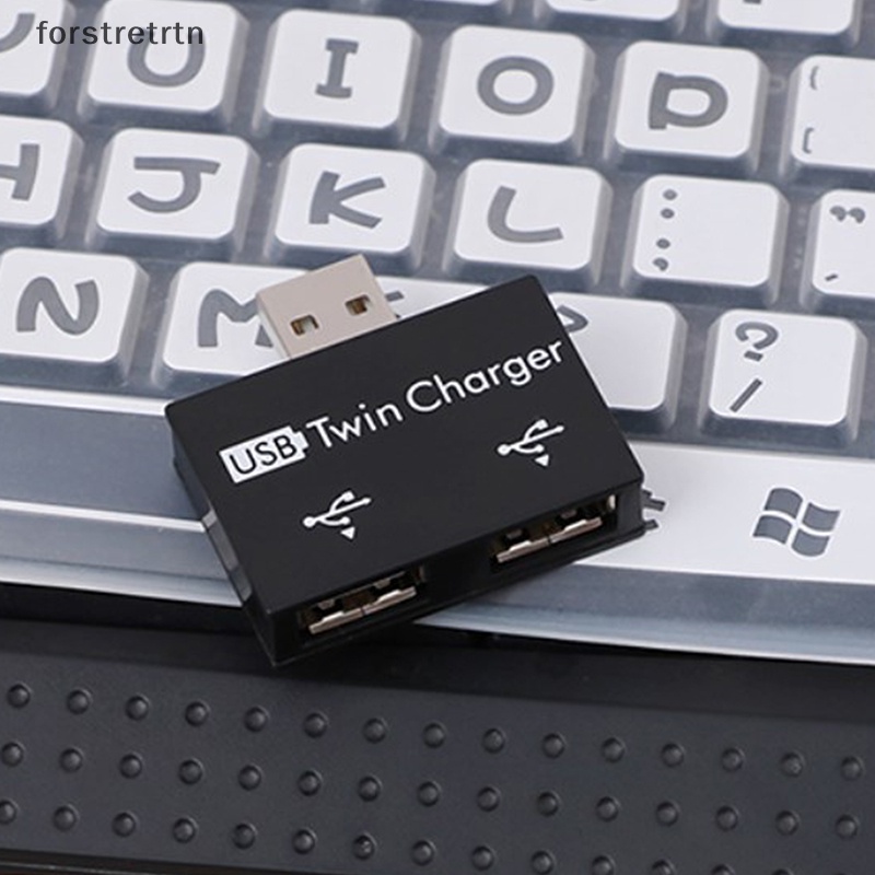 Bộ Chuyển Đổi Hub USB2.0 1 Male Sang 2 Female USB Female Cho Điện Thoại / Máy Tính