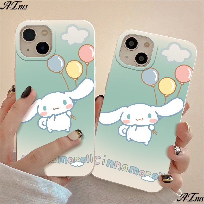 Ốp Điện Thoại Mềm Chống Sốc Màu Gradient Họa Tiết Chú Chó Cinnamon Cho Iphone 811 12 max 13714pro 7VDQ