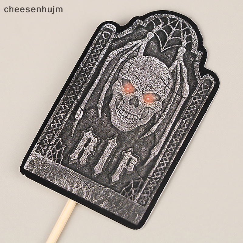 Set 8 Que Cắm Trang Trí Bánh Cupcake Chủ Đề Halloween