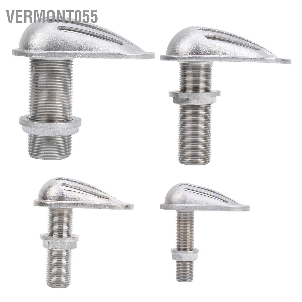 Vermont055 MJS023 Thép Không Gỉ 316 Marine Thuyền Lượng Lọc ThruHull Lấy Nước Muỗng