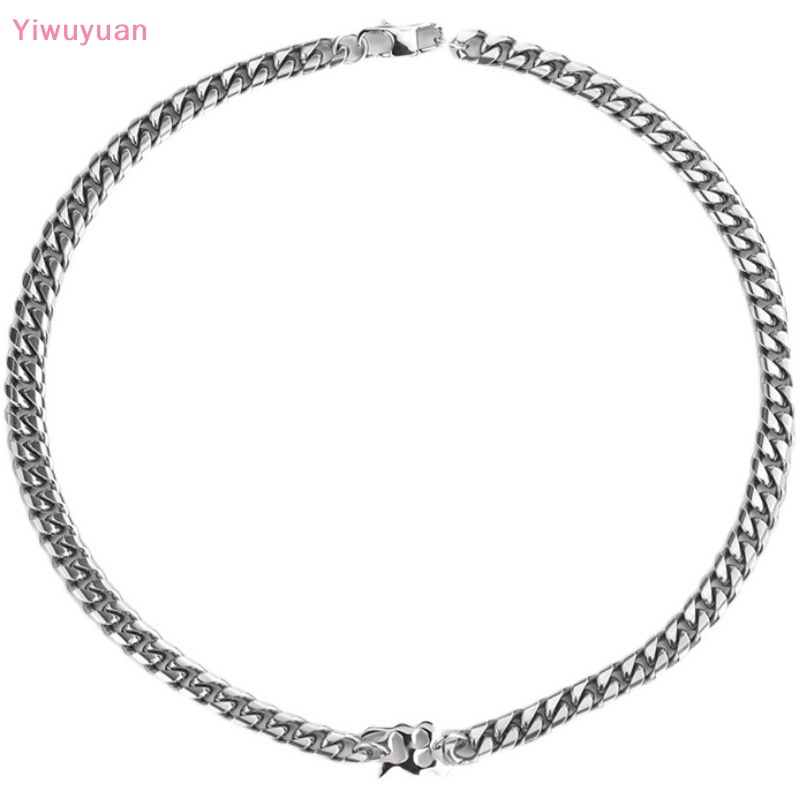< Yiwuyuan > Vòng cổ Dây Xích Mặt Chữ M Kim Loại Phong Cách Punk Hip Hop Rock Mới