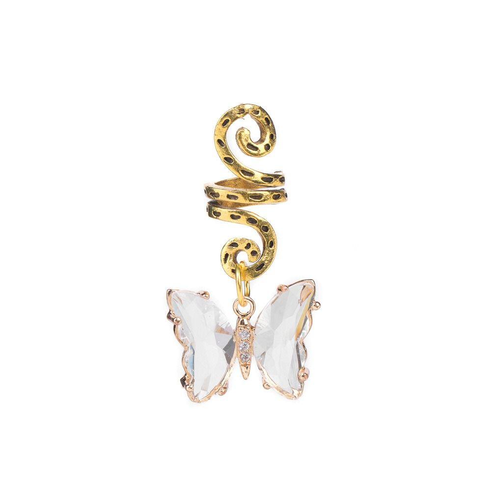 Mặt Dây Chuyền Hình Bướm Reggae Phong Cách Hip hop Độc Đáo DIY