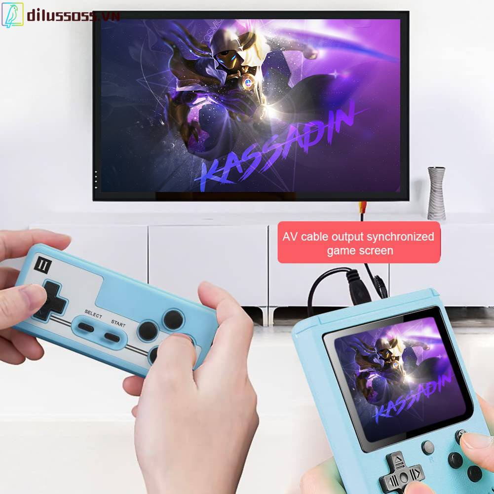 Máy Chơi Game Màn Hình Màu Sắc 3.0Inch 2 Chế Độ Vui Nhộn Cho Bé
