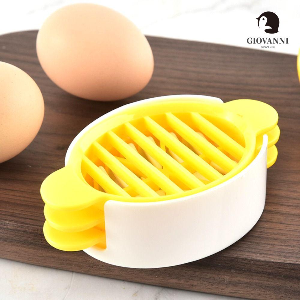 Dụng Cụ Cắt Trứng Luộc Bằng Nhựa Cứng Đa Năng Tiện Lợi