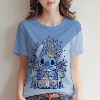 Áo Thun Ngắn Tay Thêu Họa Tiết Xinh Xắn Dành Cho Nữ