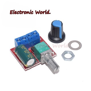 Mô đun điều khiển tốc độ động cơ dc-dc 3v-35v mini 5a pwm max 90w