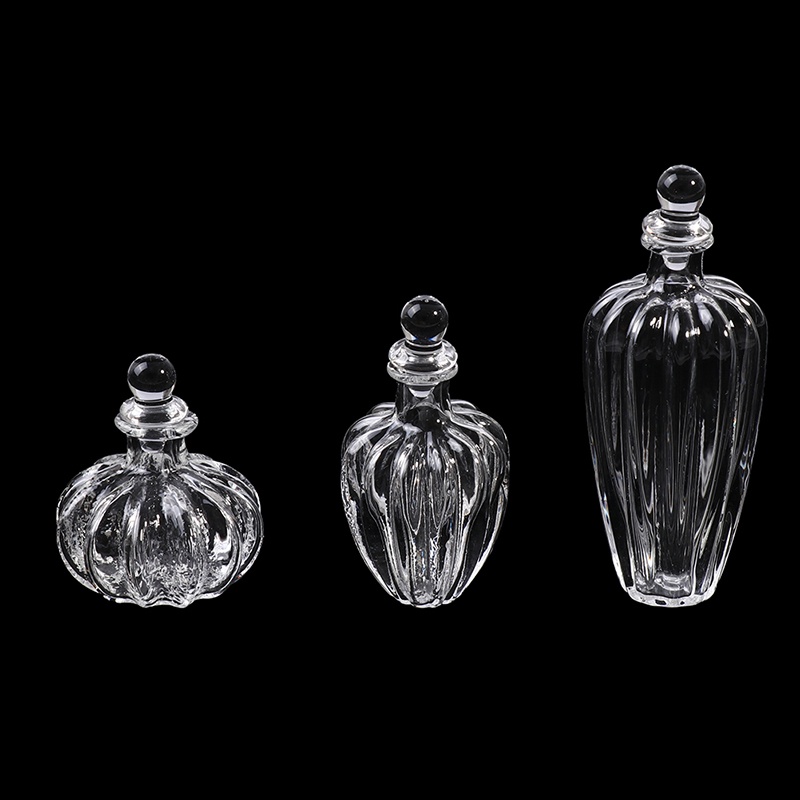 Lọ Thủy Tinh Nhỏ Nhắn Có Nút Chặn Dùng Trang Trí Nhà Búp Bê