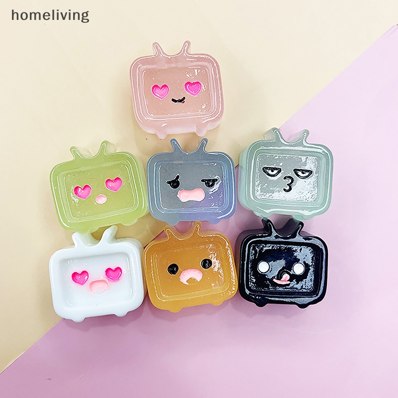 Bộ 5 Mô Hình Đồ Chơi Hoạt Hình Mini Bằng Nhựa Phát Quang Diy