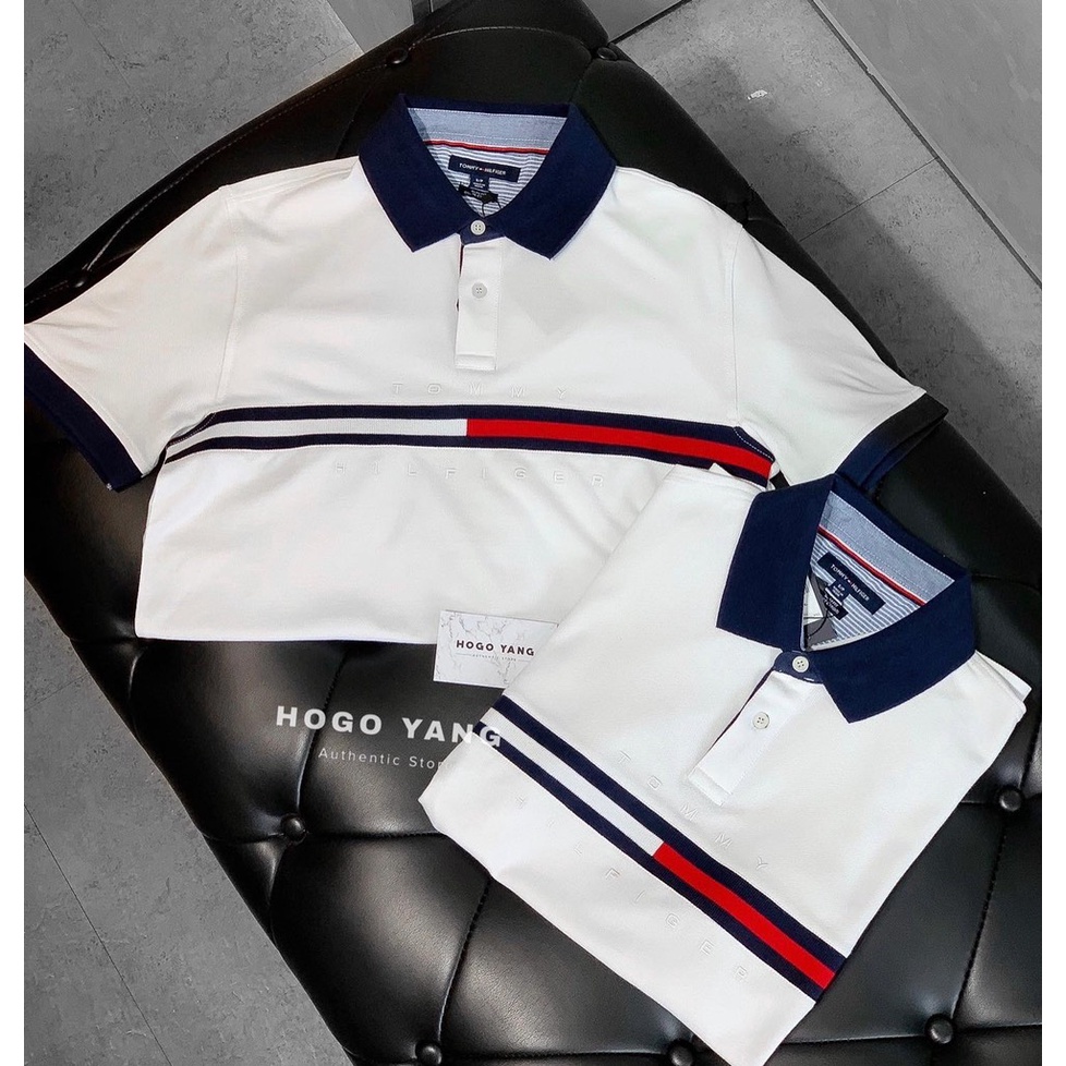Áo Chính Hãng TOMMY HILFIGER SLIM FIT FLAG POLO