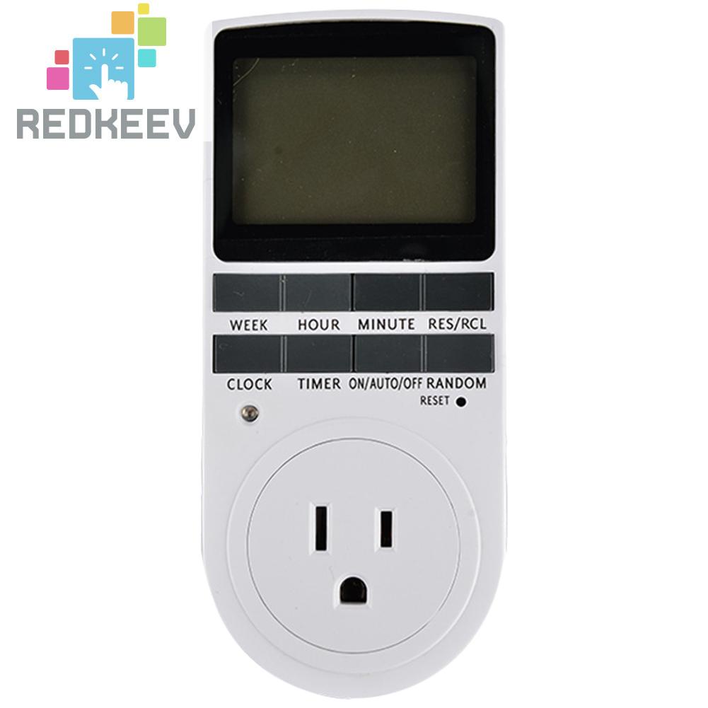 Ổ Cắm Điện Hẹn Giờ Màn Hình LCD Tiện Dụng Cho Nhà Bếp