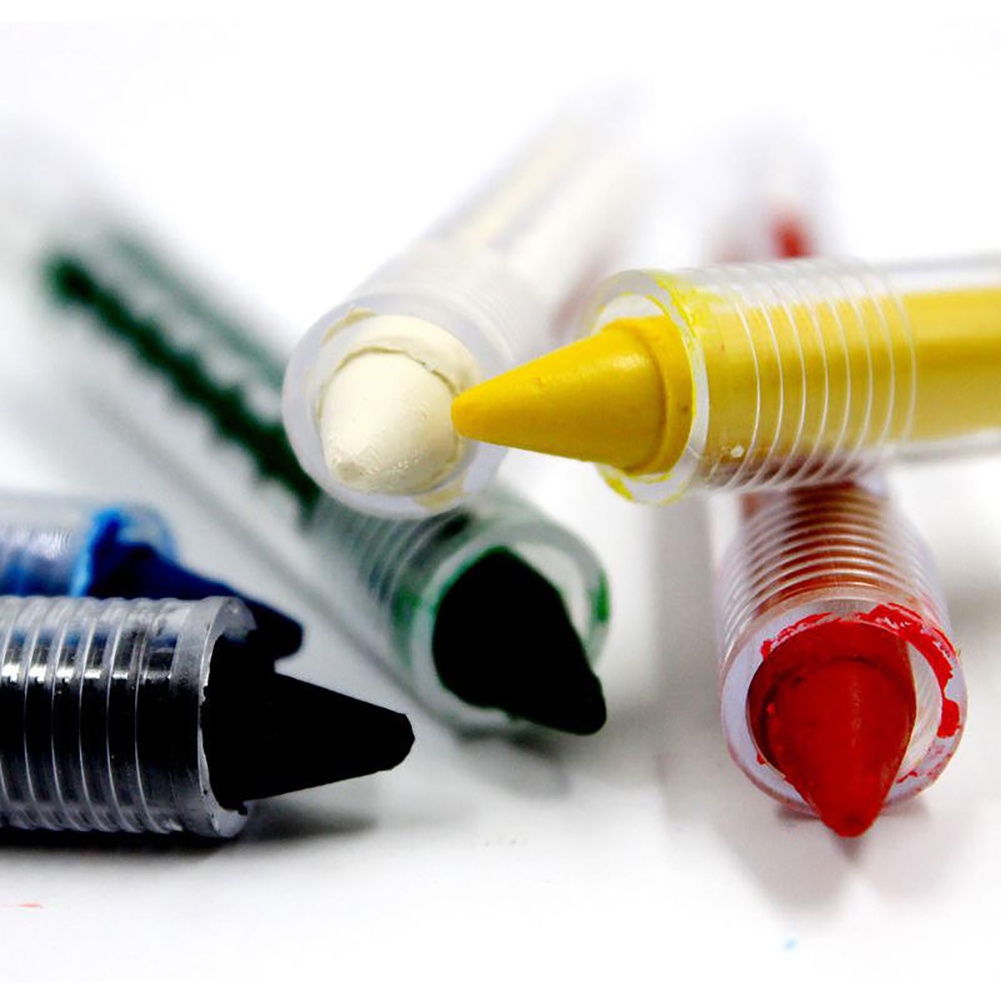 Set 6 Bút Màu Vẽ Mặt / Cơ Thể Không Độc Hại Tiện Dụng