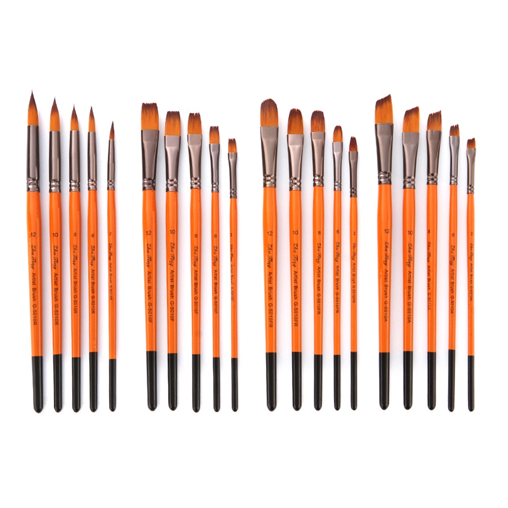 Set 5 Cọ Vẽ Tranh Sơn Dầu Chuyên Nghiệp