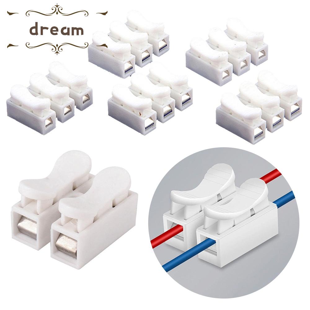 【DREAMLIFE】Reliable Wire Connector Terminal Block for Wire Cable Industry 10 Pieces